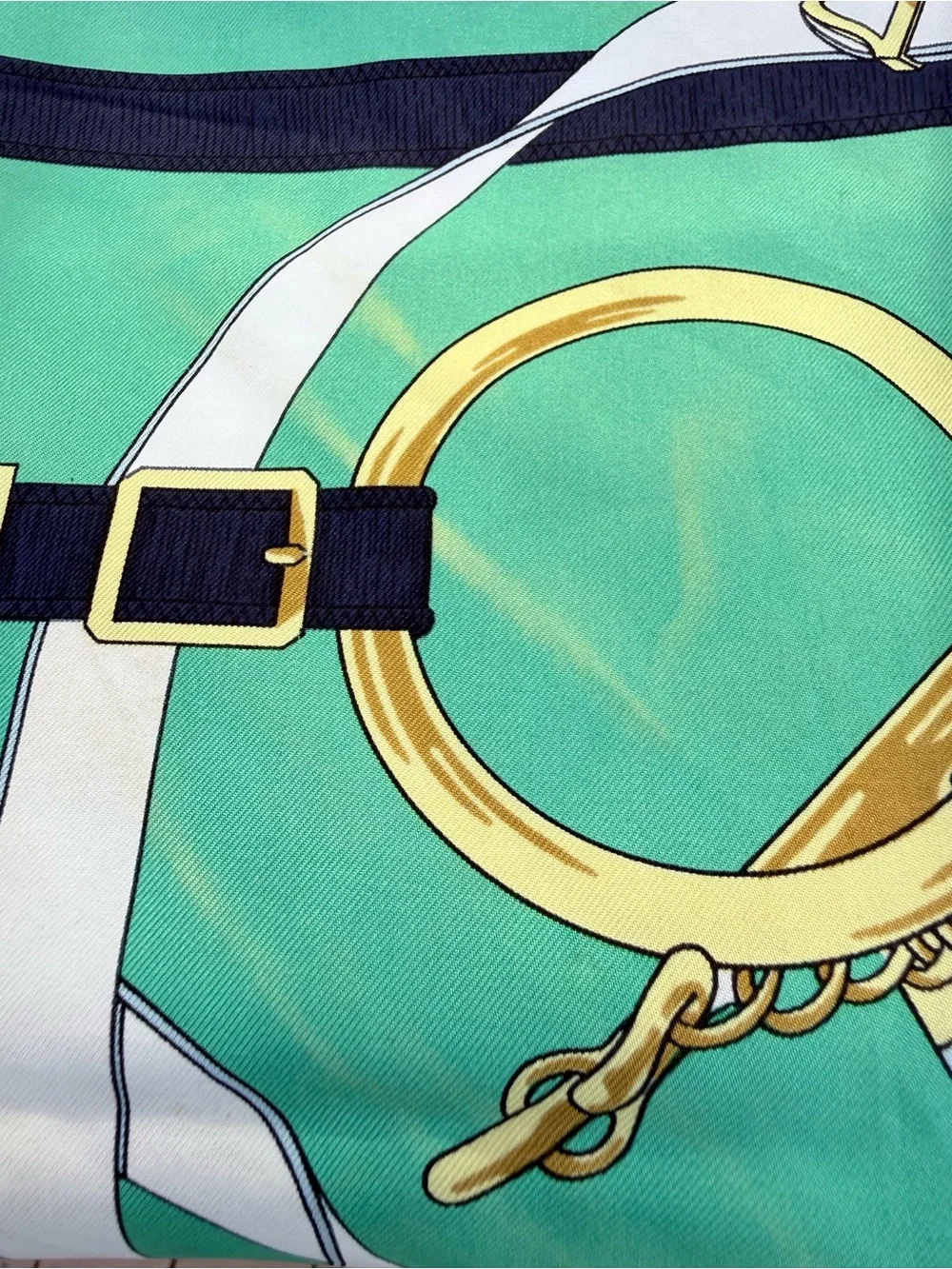 Hermes Eperon D’Or Silk Scarf - Flawed